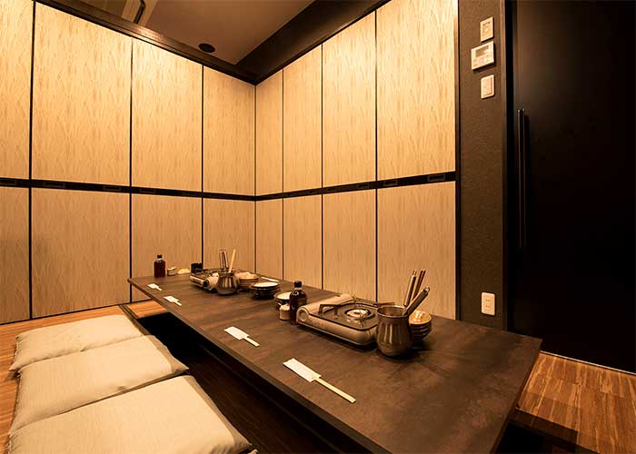 博多水炊き大和の店内写真「10名収容可能な個室」